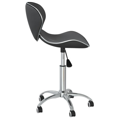 vidaXL Chaises de salle à manger 2 pcs Pivotantes Gris Similicuir