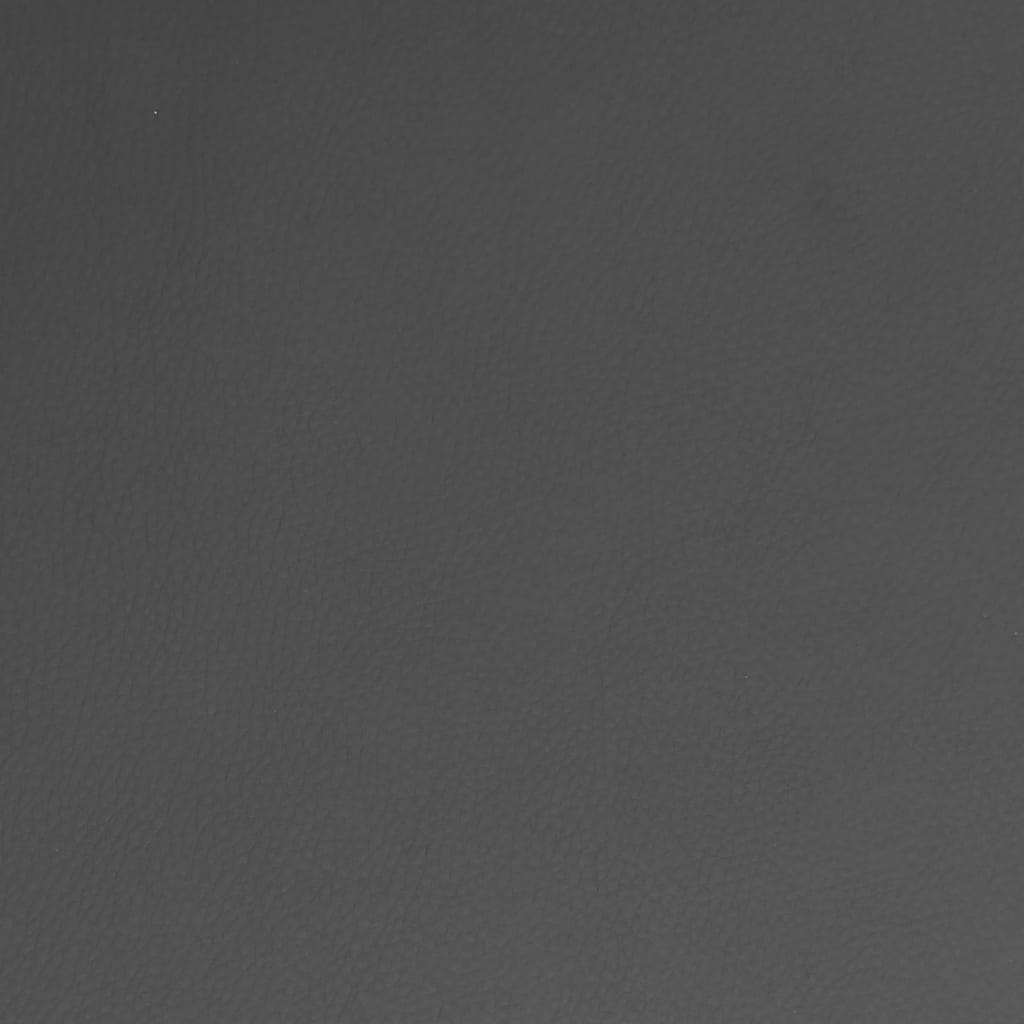 vidaXL Chaises de salle à manger 2 pcs Pivotantes Gris Similicuir