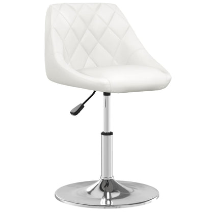 vidaXL Chaises de salle à manger 2 pcs Similicuir blanc