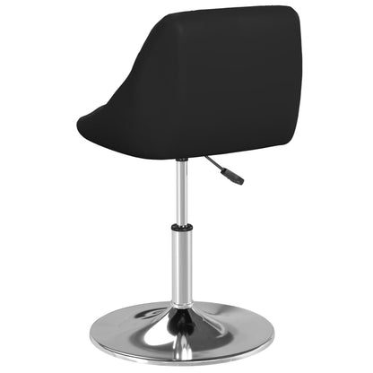 vidaXL Chaises de salle à manger 2 pcs Similicuir Noir