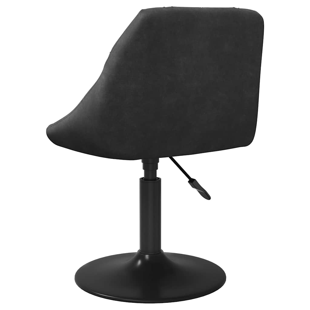 vidaXL Esszimmerstühle 2 Stk. Drehbar Schwarz Samt
