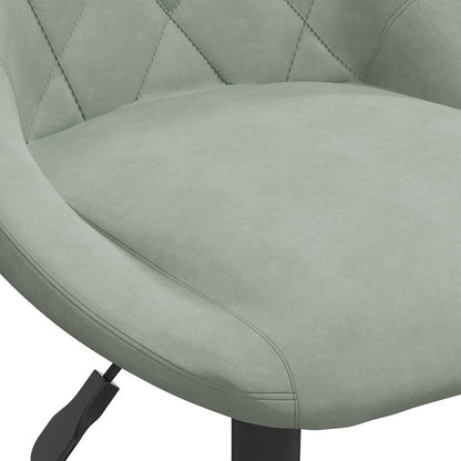 vidaXL Chaises de salle à manger pivotantes 2 pcs Gris clair Velours