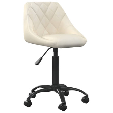 vidaXL Chaise de salle à manger crème velours