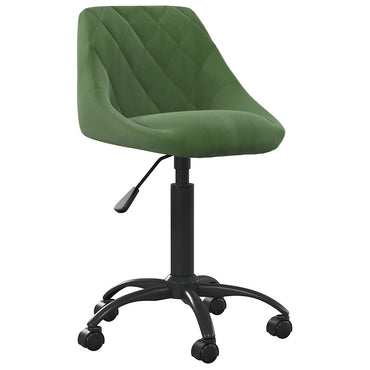 vidaXL Chaise de salle à manger Velours vert foncé
