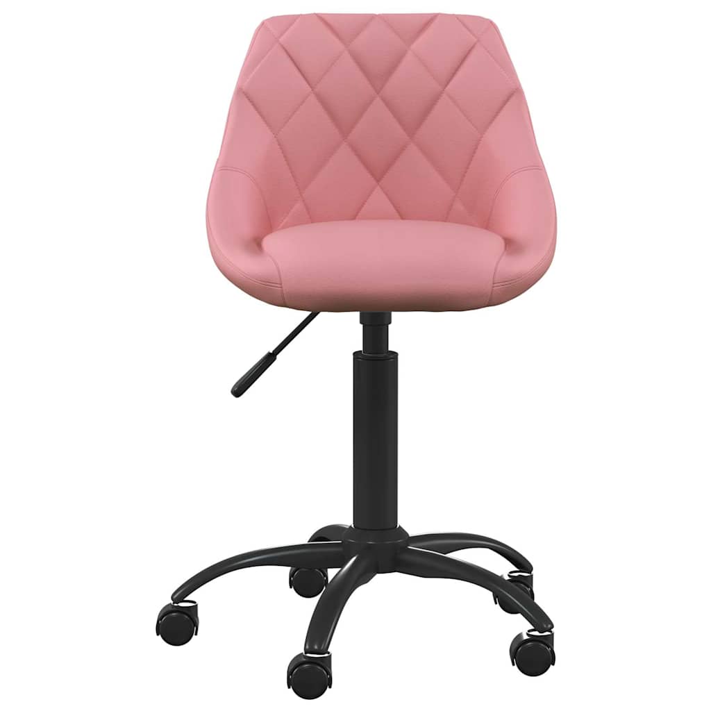vidaXL Chaise de salle à manger Velours rose