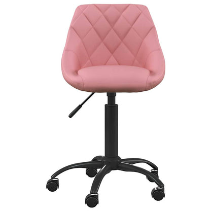 vidaXL Chaise de salle à manger Velours rose
