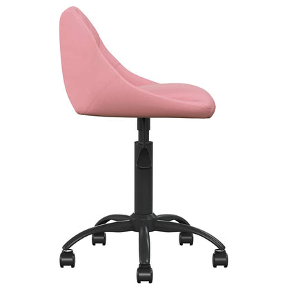 vidaXL Chaise de salle à manger Velours rose