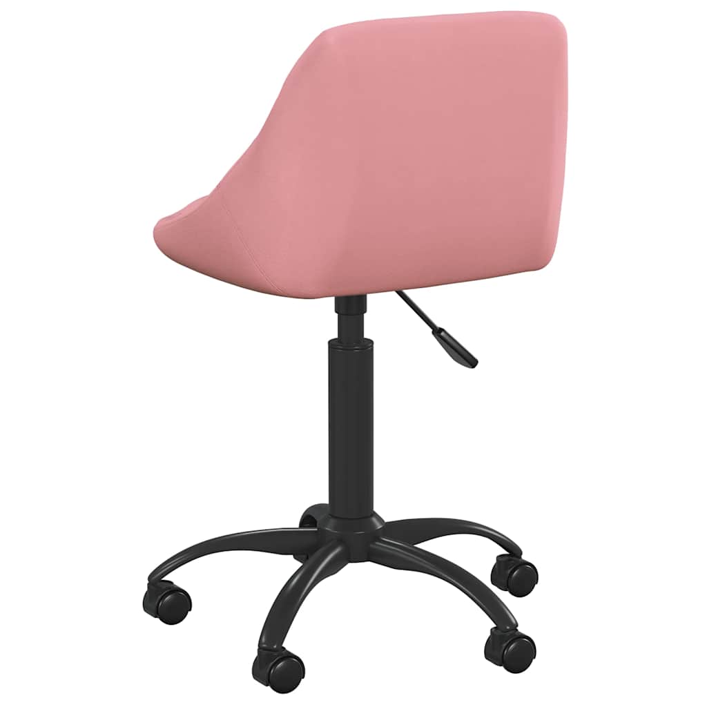 vidaXL Chaise de salle à manger Velours rose
