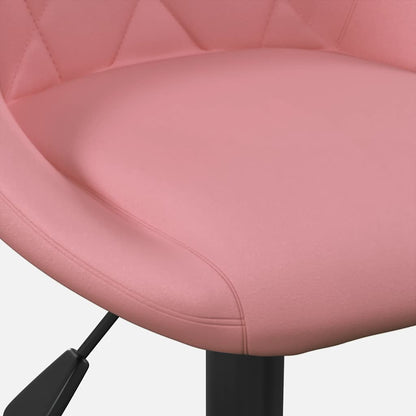 vidaXL Chaise de salle à manger Velours rose