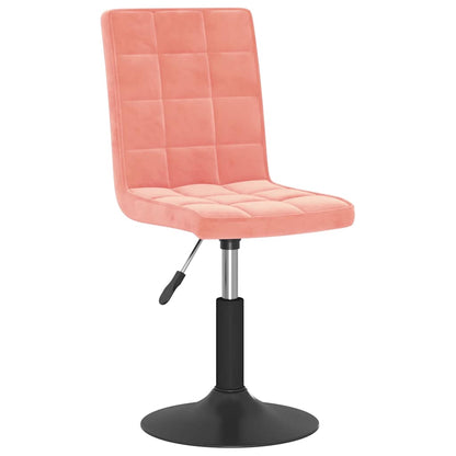 vidaXL Esszimmerstühle 2 Stk. Drehbar Rosa Samt