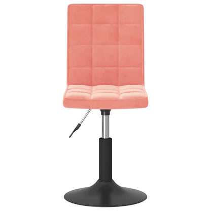 vidaXL Esszimmerstühle 2 Stk. Drehbar Rosa Samt