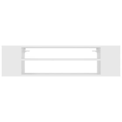 vidaXL Meuble TV mural Blanc 100x30x26,5 cm Bois d'ingénierie