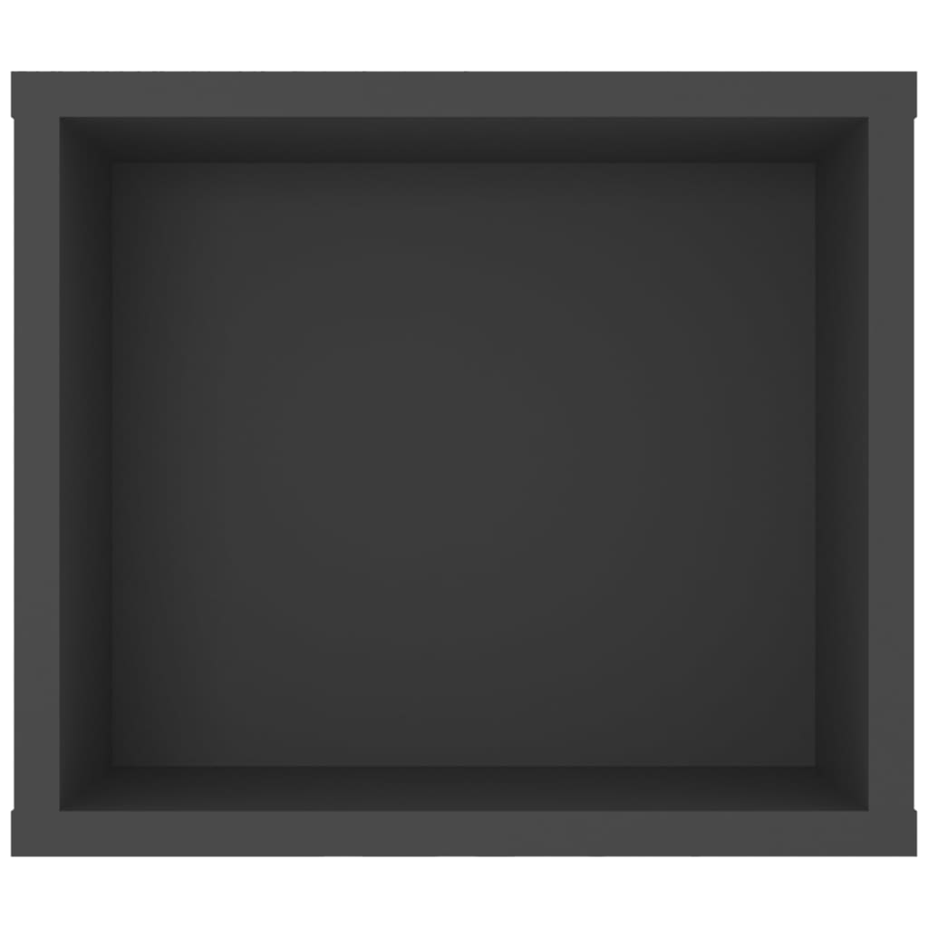 Meuble TV mural vidaXL Gris 100x30x26,5 cm Bois d'ingénierie