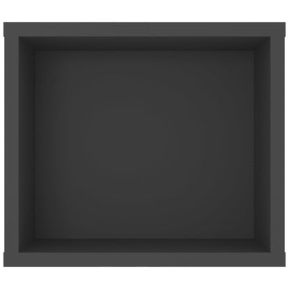 Meuble TV mural vidaXL Gris 100x30x26,5 cm Bois d'ingénierie