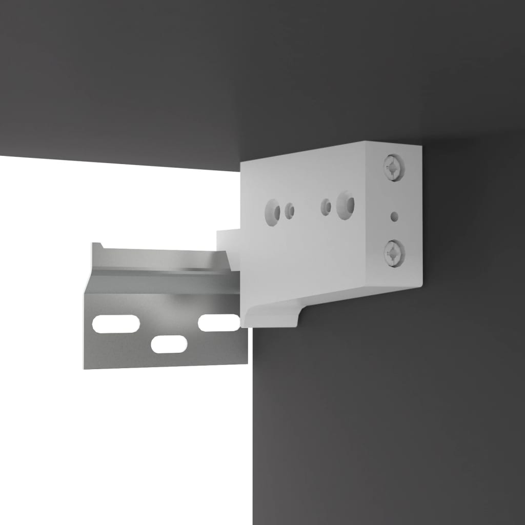 Meuble TV mural vidaXL Gris 100x30x26,5 cm Bois d'ingénierie