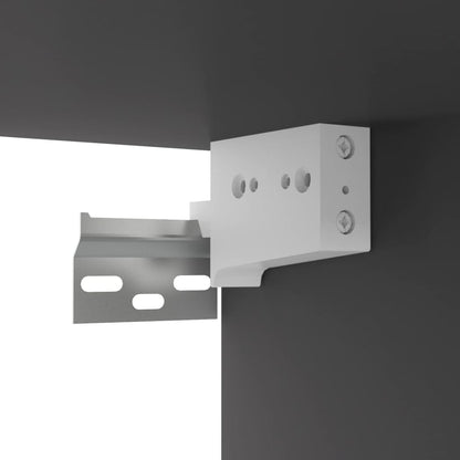 Meuble TV mural vidaXL Gris 100x30x26,5 cm Bois d'ingénierie