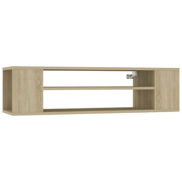 vidaXL Meuble TV suspendu chêne Sonoma 100x30x26,5 cm bois d'ingénierie