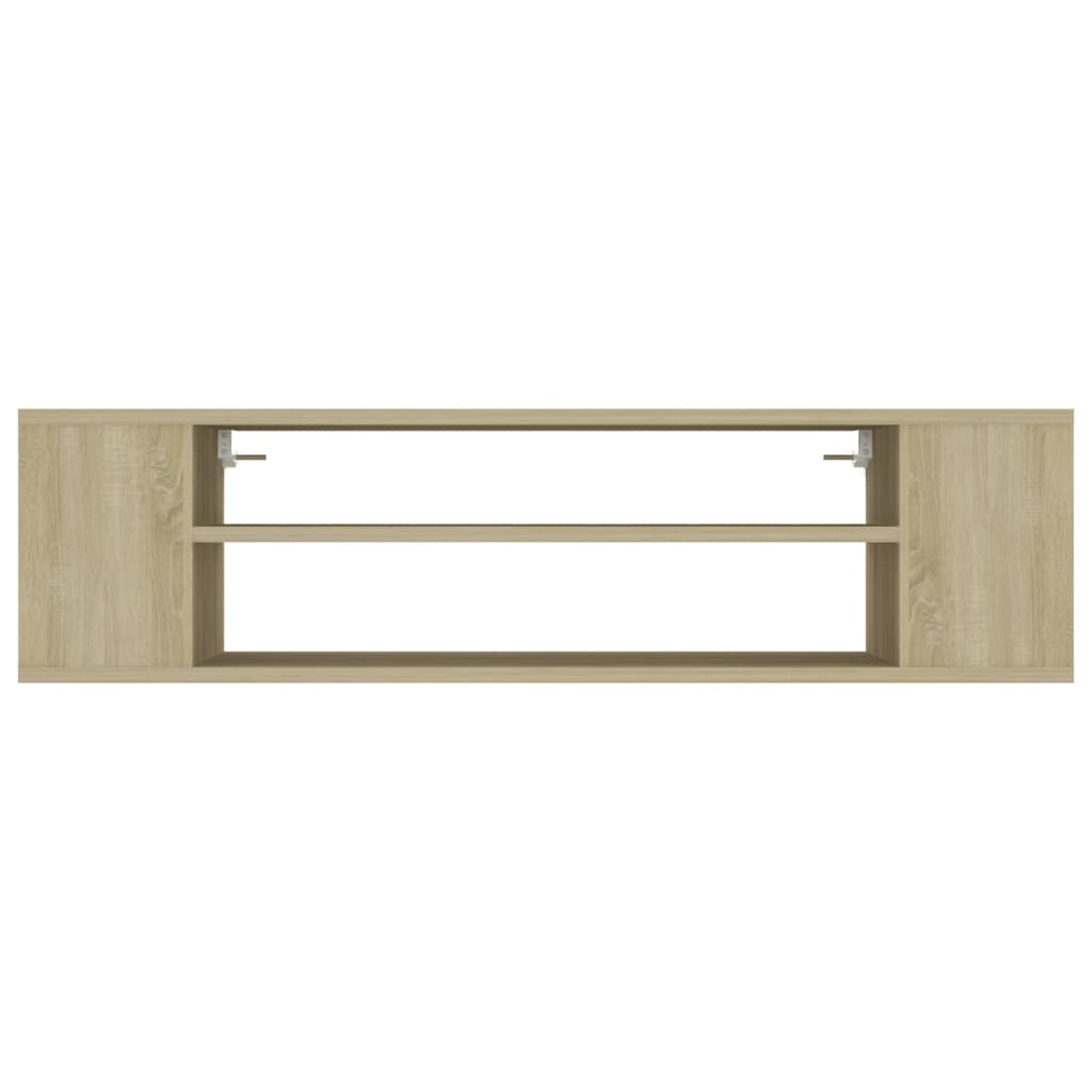 vidaXL Meuble TV suspendu chêne Sonoma 100x30x26,5 cm bois d'ingénierie
