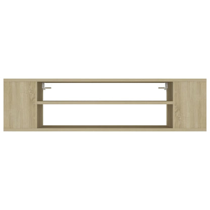 vidaXL Meuble TV suspendu chêne Sonoma 100x30x26,5 cm bois d'ingénierie