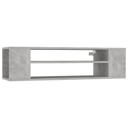 vidaXL TV-Hängeschrank Betongrau 100x30x26,5 cm Holzwerkstoff