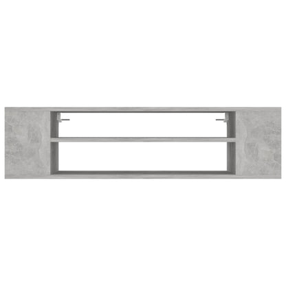 vidaXL TV-Hängeschrank Betongrau 100x30x26,5 cm Holzwerkstoff
