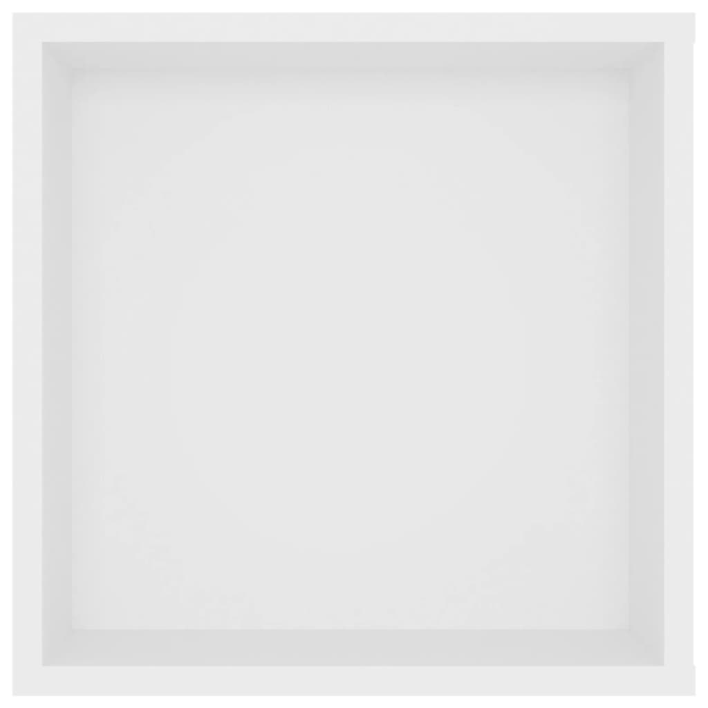 Meuble TV mural vidaXL blanc 102x35x35 cm Aggloméré