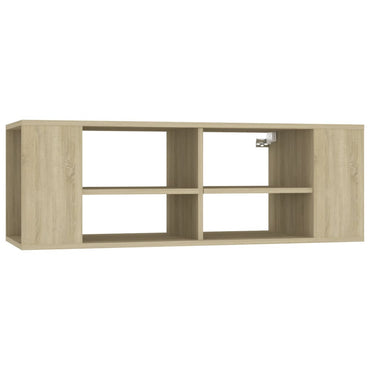 vidaXL Meuble TV mural chêne Sonoma 102x35x35 cm Aggloméré