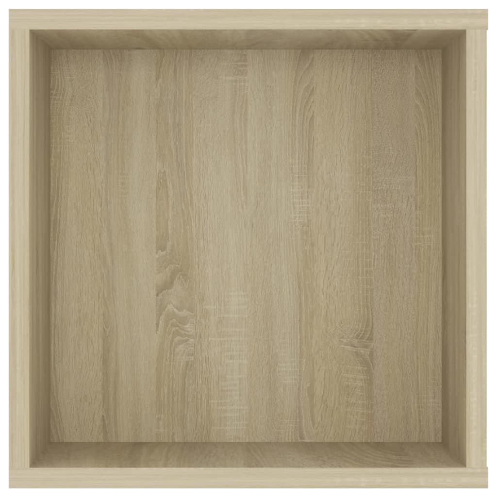 vidaXL Meuble TV mural chêne Sonoma 102x35x35 cm Aggloméré