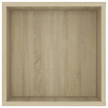vidaXL Meuble TV mural chêne Sonoma 102x35x35 cm Aggloméré