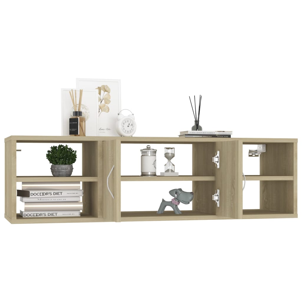 vidaXL Étagère murale chêne sonoma 102x30x29 cm aggloméré