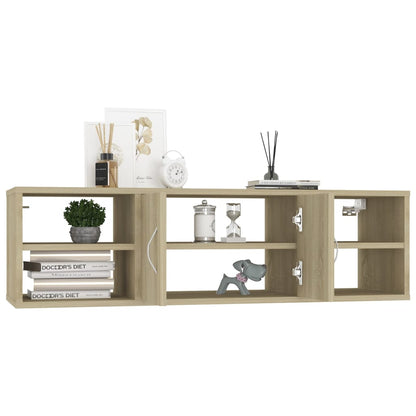 vidaXL Étagère murale chêne sonoma 102x30x29 cm aggloméré