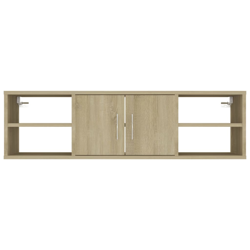 vidaXL Étagère murale chêne sonoma 102x30x29 cm aggloméré