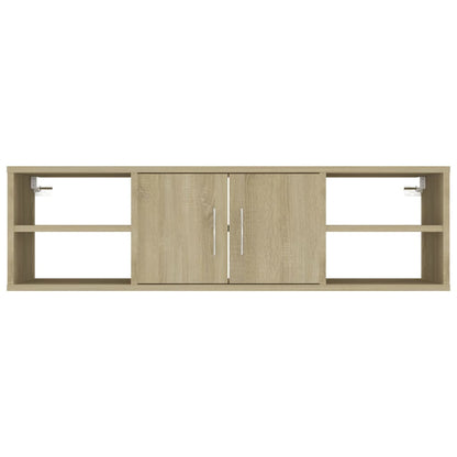 vidaXL Étagère murale chêne sonoma 102x30x29 cm aggloméré