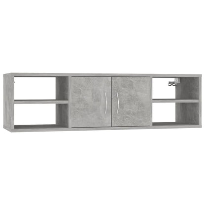 vidaXL Étagère murale gris béton 102x30x29 cm bois d'ingénierie