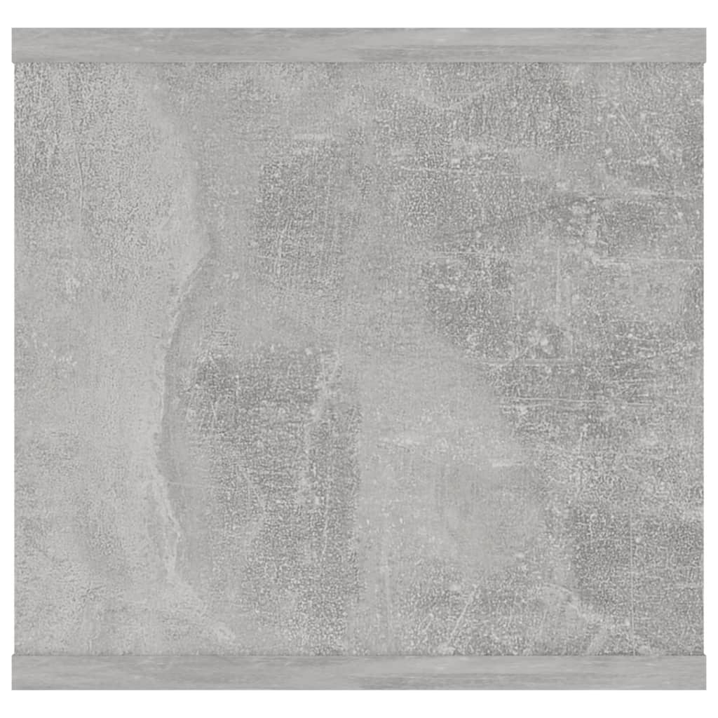vidaXL Étagère murale gris béton 102x30x29 cm bois d'ingénierie