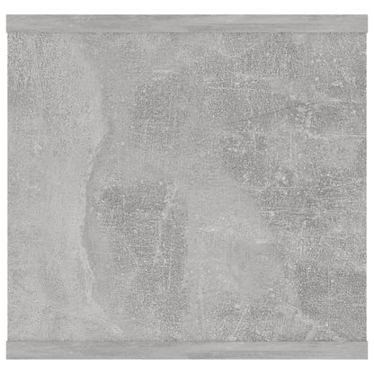 vidaXL Étagère murale gris béton 102x30x29 cm bois d'ingénierie