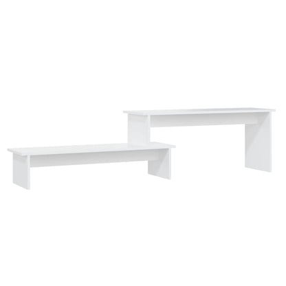 vidaXL Meuble TV Blanc 180x30x43 cm Bois d'ingénierie