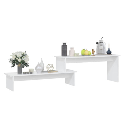 vidaXL Meuble TV Blanc 180x30x43 cm Bois d'ingénierie