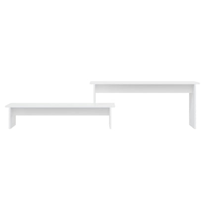 vidaXL Meuble TV Blanc 180x30x43 cm Bois d'ingénierie