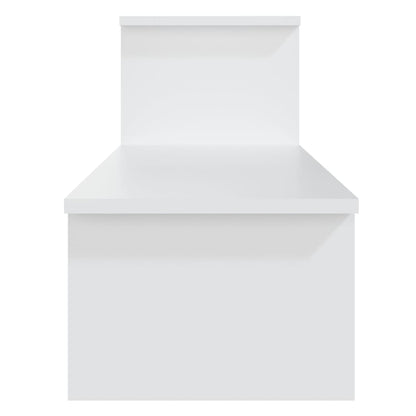 vidaXL Meuble TV Blanc 180x30x43 cm Bois d'ingénierie