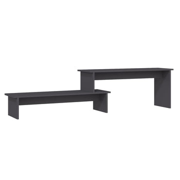 vidaXL Meuble TV gris 180x30x43 cm Aggloméré