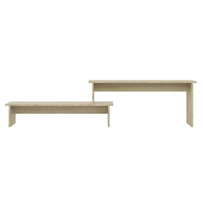 Meuble TV vidaXL chêne Sonoma 180x30x43 cm bois d'ingénierie