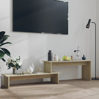 Meuble TV vidaXL chêne Sonoma 180x30x43 cm bois d'ingénierie