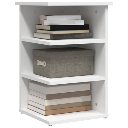 vidaXL Étagère d'appoint blanc 35x35x55 cm Bois d'ingénierie