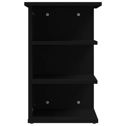 vidaXL Beistellregal Schwarz 35x35x55 cm Holzwerkstoff