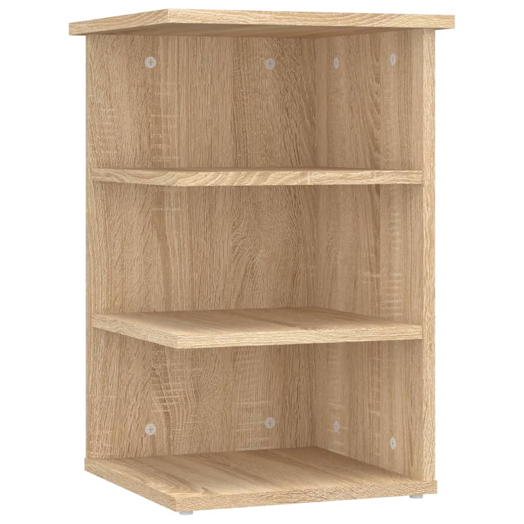 vidaXL Étagère d'appoint chêne Sonoma 35x35x55 cm bois d'ingénierie