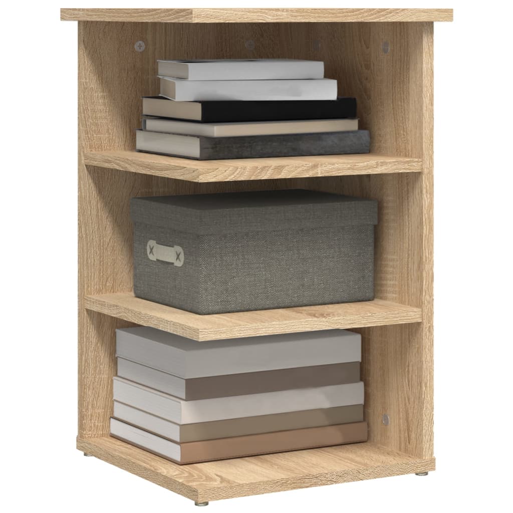 vidaXL Étagère d'appoint chêne Sonoma 35x35x55 cm bois d'ingénierie