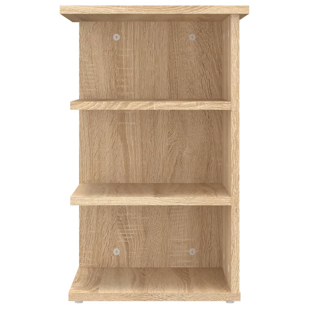 vidaXL Étagère d'appoint chêne Sonoma 35x35x55 cm bois d'ingénierie