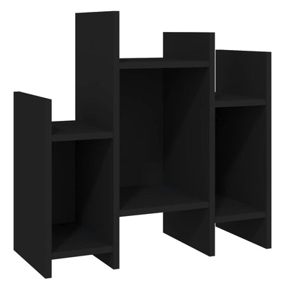 vidaXL Étagère de rangement noir 60x26x60 cm Bois d'ingénierie