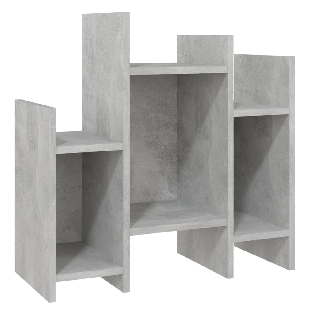 vidaXL Meuble de rangement gris béton 60x26x60 cm Bois d'ingénierie